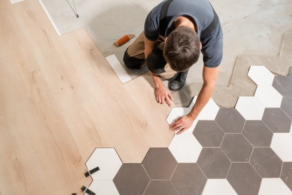 Flooring installation services in Highland